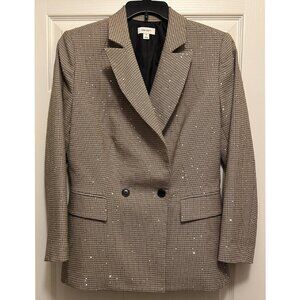 On 34th Double Breasted Sequin Blazer, Size 10